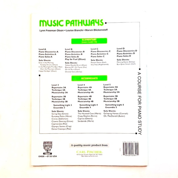 Carl Fischer Piano 4B Instruction Book - Picture 6 of 10